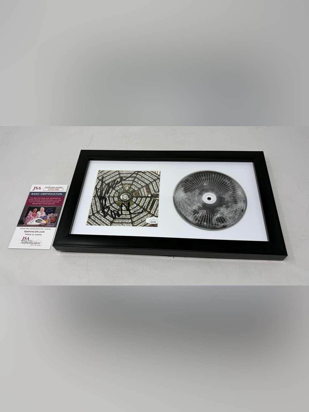 Isaac Brock signed Modest Mouse Strangers To‎ Ourselves CD Cover Framed JSA COA